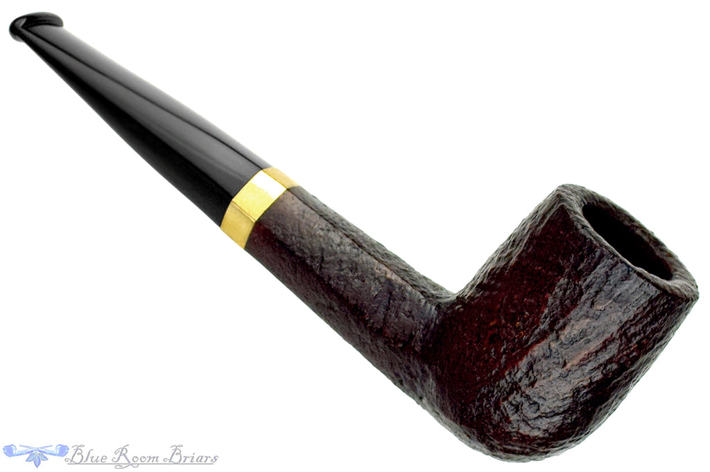Blue Room Briars is proud to present this Stanwell DM (2007 Make) Sandblast Billiard with Hexagonal Shank and Brass Estate Pipe