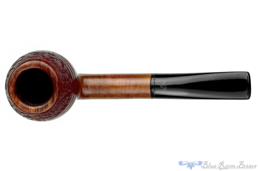 Blue Room Briar is proud to present this Crown Viking (Poul Winslow) Partial Rusticated Rhodesian Estate Pipe