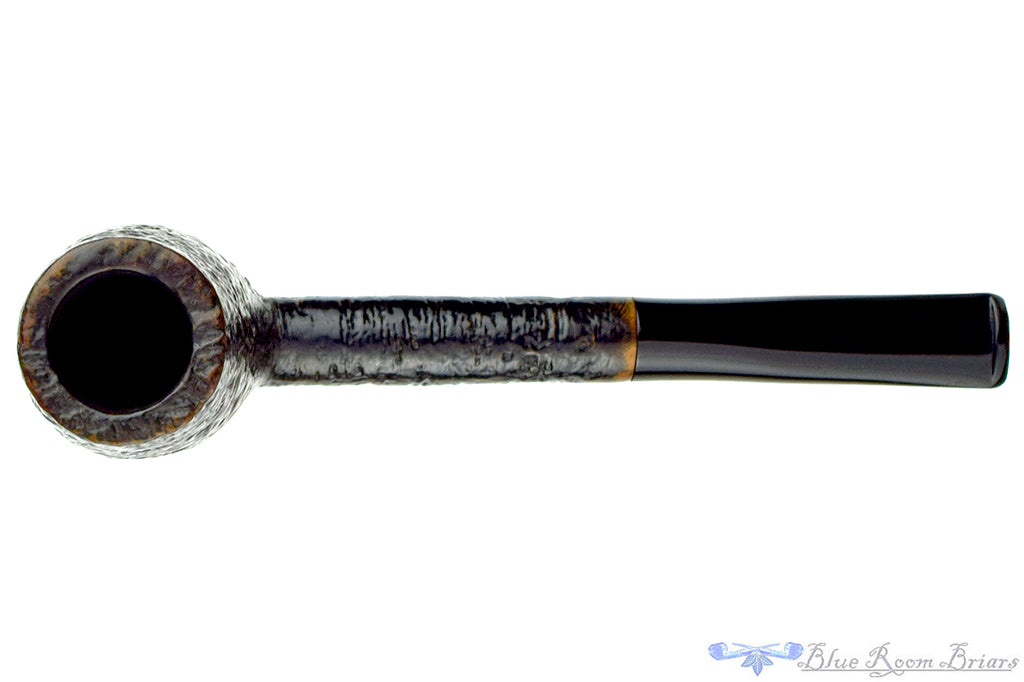 Blue Room Briars is proud to present this Pipcenter Black Jewel Sandblast Billiard Estate Pipe