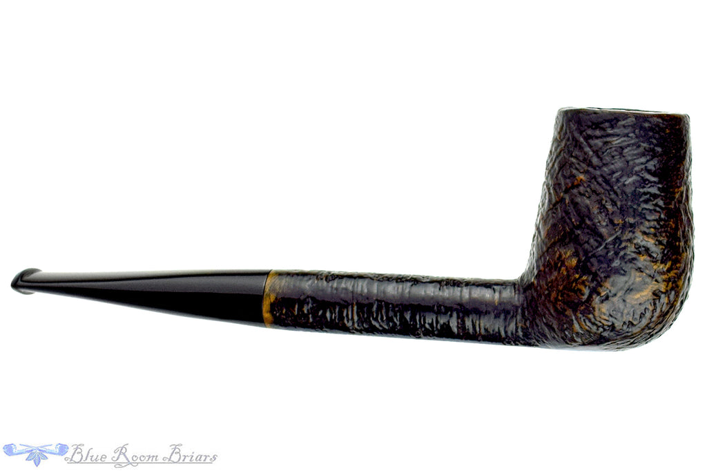 Blue Room Briars is proud to present this Pipcenter Black Jewel Sandblast Billiard Estate Pipe