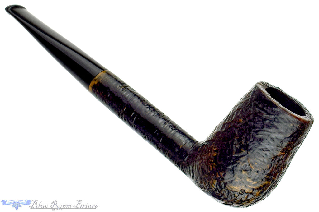 Blue Room Briars is proud to present this Pipcenter Black Jewel Sandblast Billiard Estate Pipe