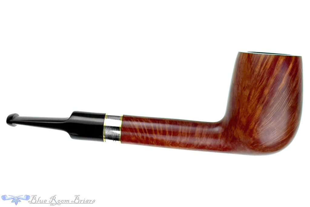 Blue Room Briar is proud to present this Georg Jensen Handmade Lovat with Nickel and Brass Estate Pipe