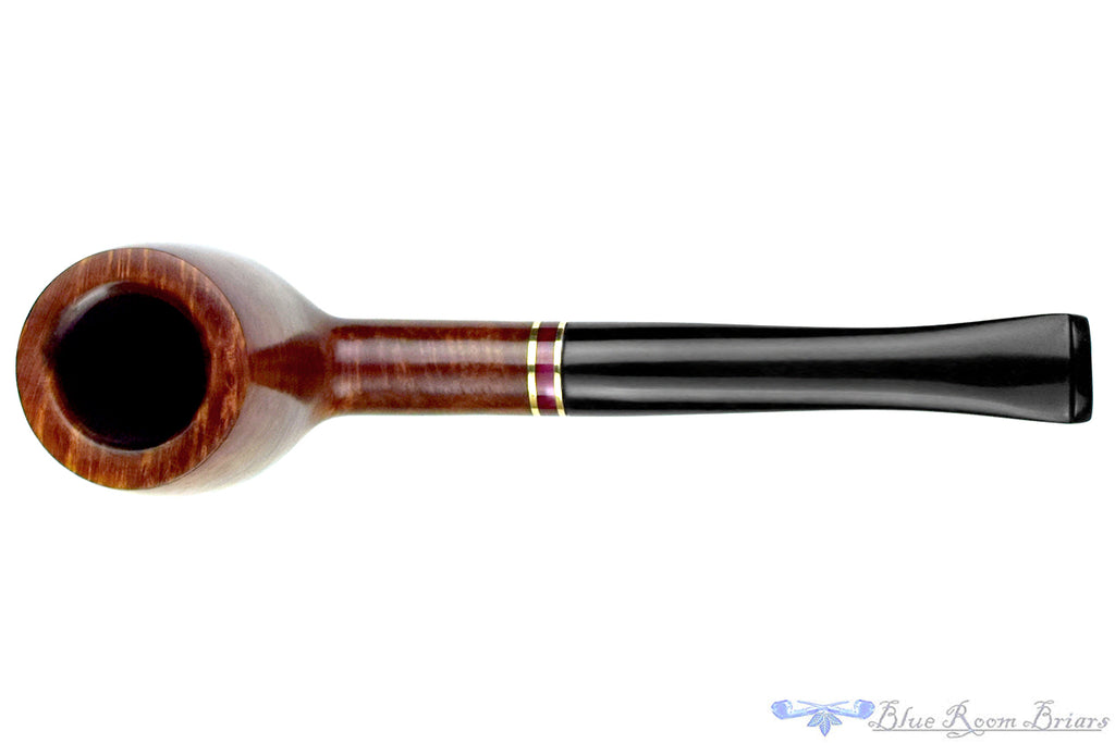 Blue Room Briar is proud to present this White Star (Georg Jensen) Toscana 853 Billiard with Brass and Acrylic Estate Pipe