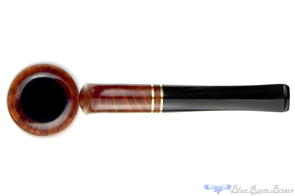 Blue Room Briars is proud to present this Georg Jensen Billiard with Brass and Briar Estate Pipe