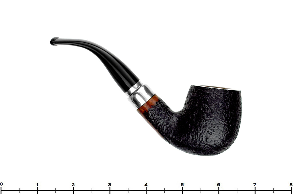 Blue Room Briars is proud to present this Viking Classic Bent Sandblast Apple with Nickel Estate Pipe