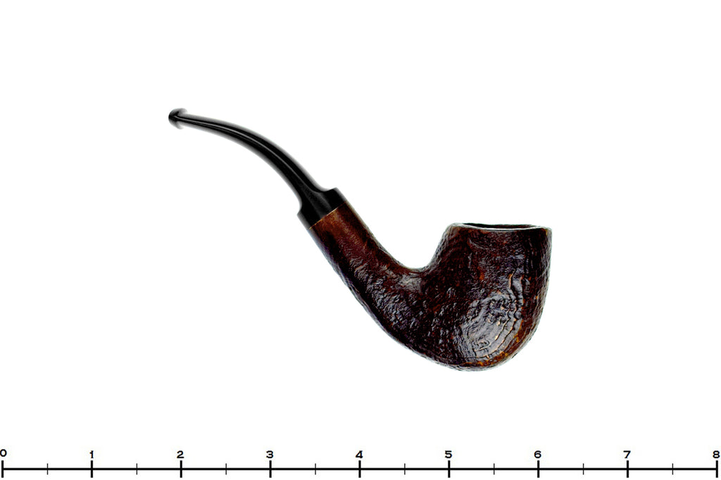 Blue Room Briar is proud to present this Georg Jensen Semi Handcut Sandblast Bent Egg Estate Pipe