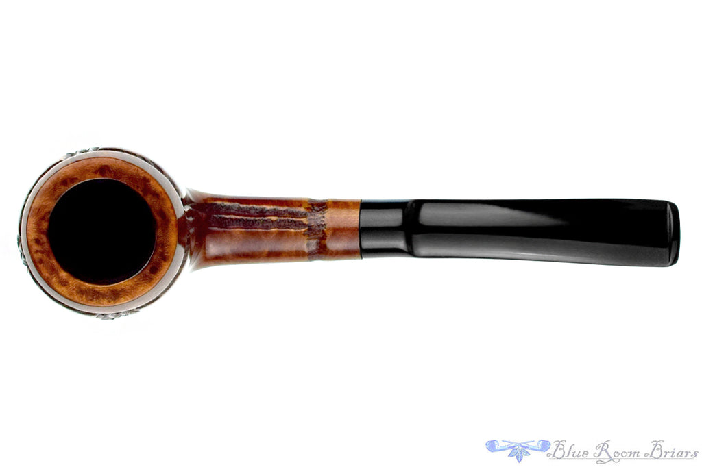 Blue Room Briars is proud to present is Baronet (Savinelli) 306 Spot Carved Billiard Estate Pipe