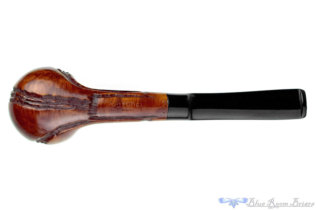 Blue Room Briars is proud to present is Baronet (Savinelli) 306 Spot Carved Billiard Estate Pipe