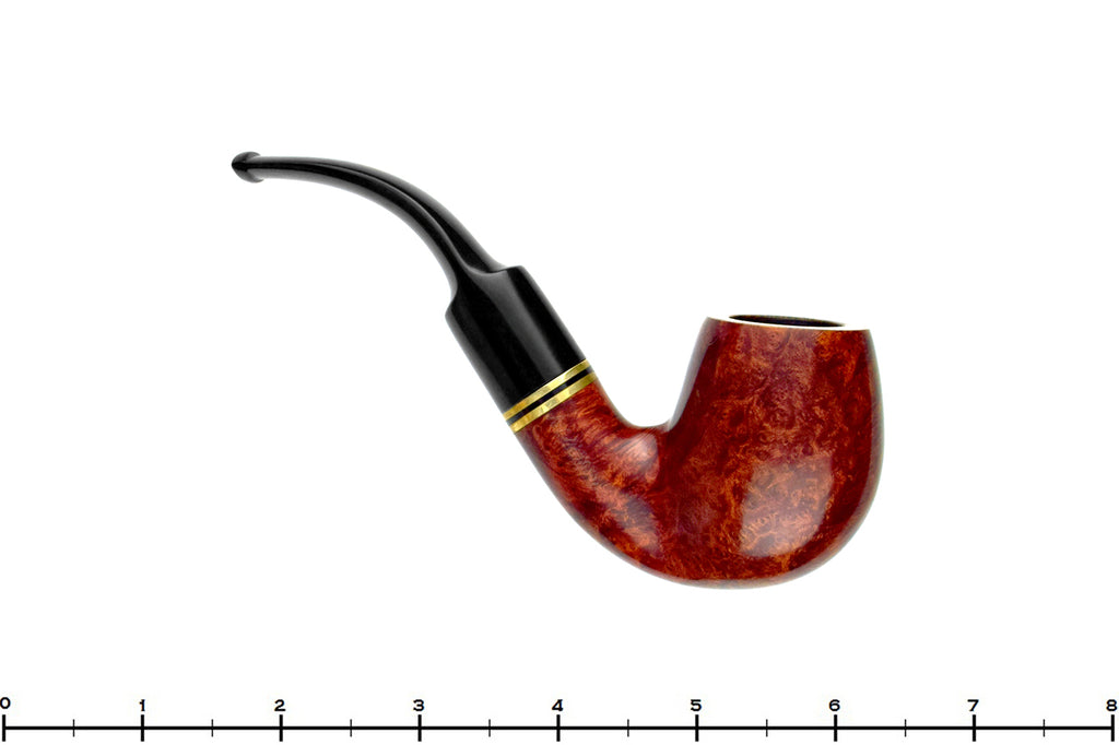 Blue Room Briars is proud to present this Georg Jensen 1st Edition 33 106 Bent Billiard with Brass and Acrylic Estate Pipe