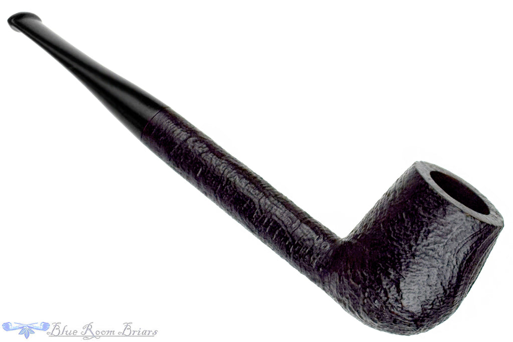 Blue Room Briars is proud to present this Black Jewel Pipcenter 4 Sandblast Billiard Sitter Estate Pipe