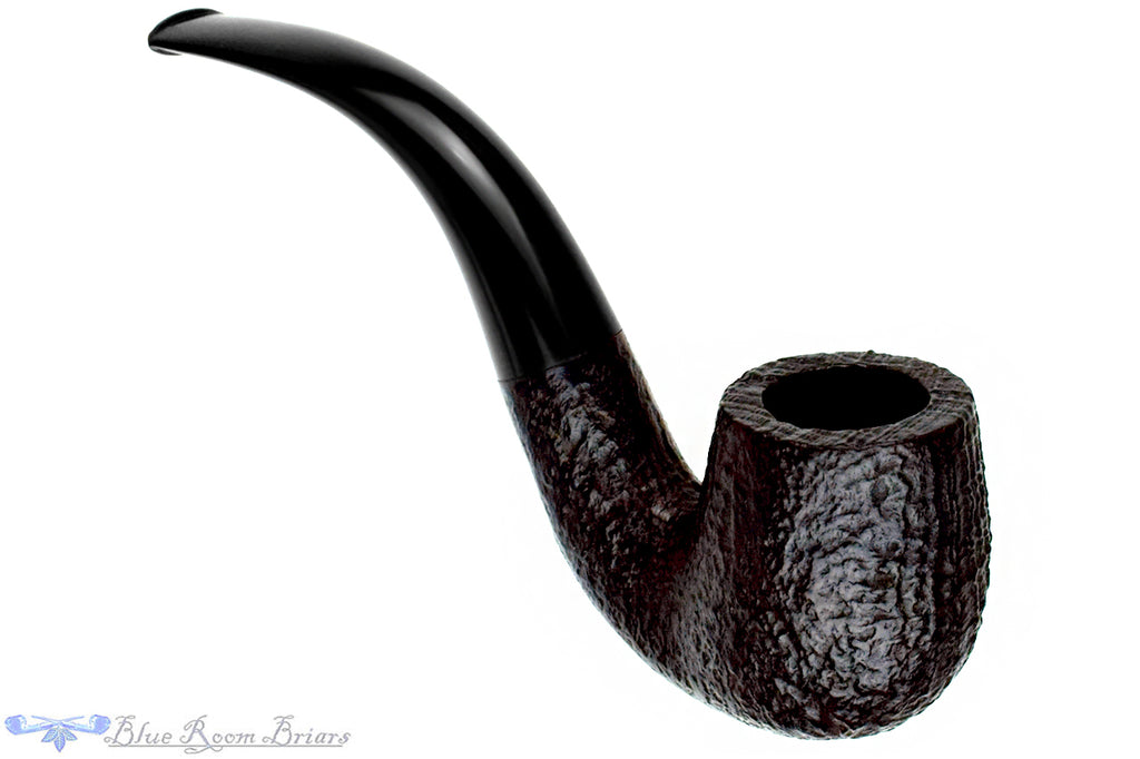 Blue Room Briar is proud to present this The Trocadero London Pipe (Comoy's) Twin Bore Sandblast Bent Billiard Estate Pipe