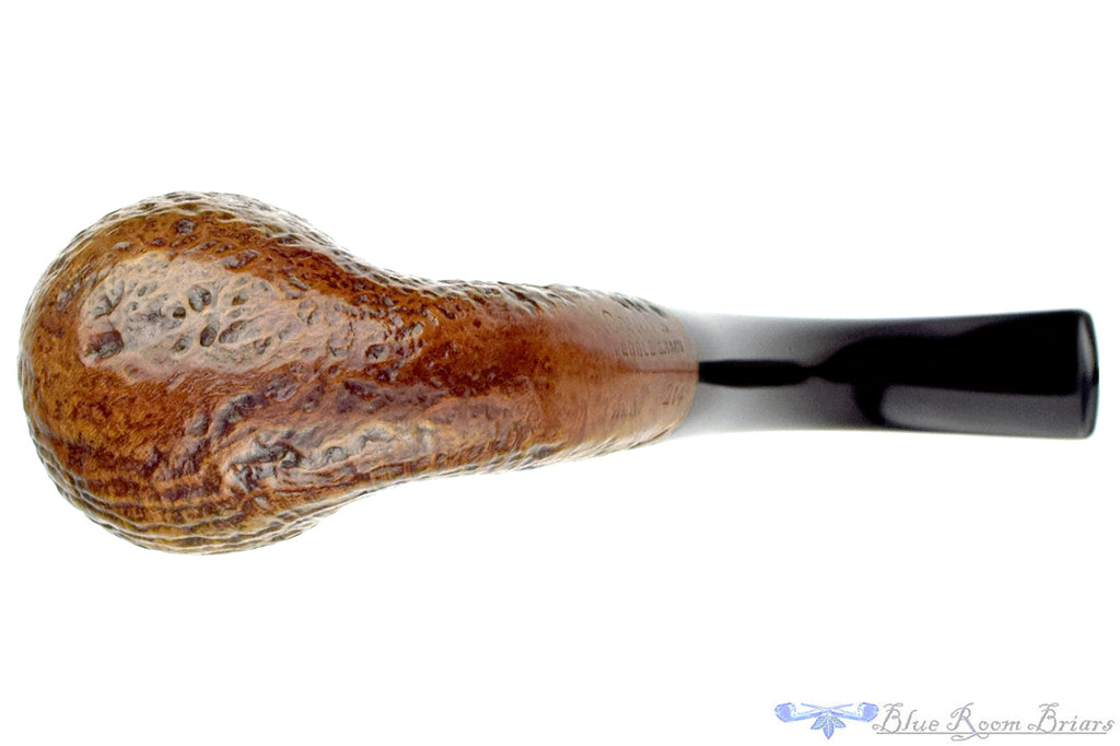 Blue Room Briars is proud to present this Comoy's Pebble Grain 214 Bent Sandblast Billiard Estate Pipe