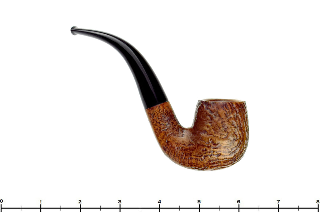 Blue Room Briars is proud to present this Comoy's Pebble Grain 214 Bent Sandblast Billiard Estate Pipe