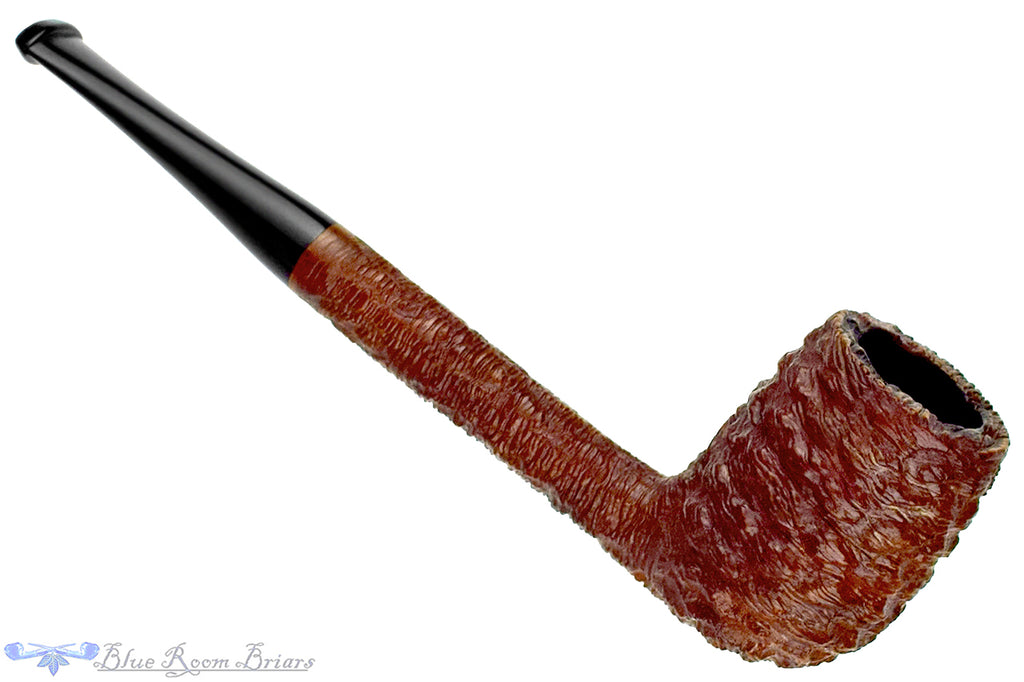 Blue Room Briars is proud to present this White Star (Georg Jensen) 748 Carved Long Shank Billiard Estate Pipe