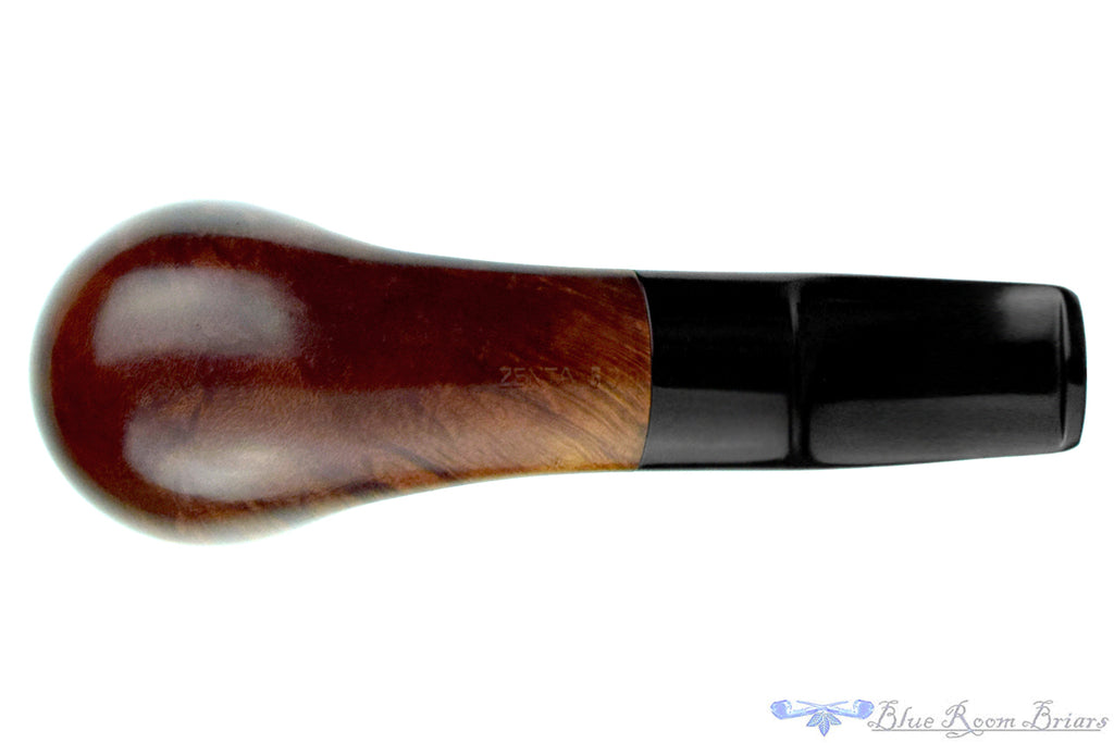 Georg Jensen Zenta 539 Bent Apple with Oval Shank Estate Pipe