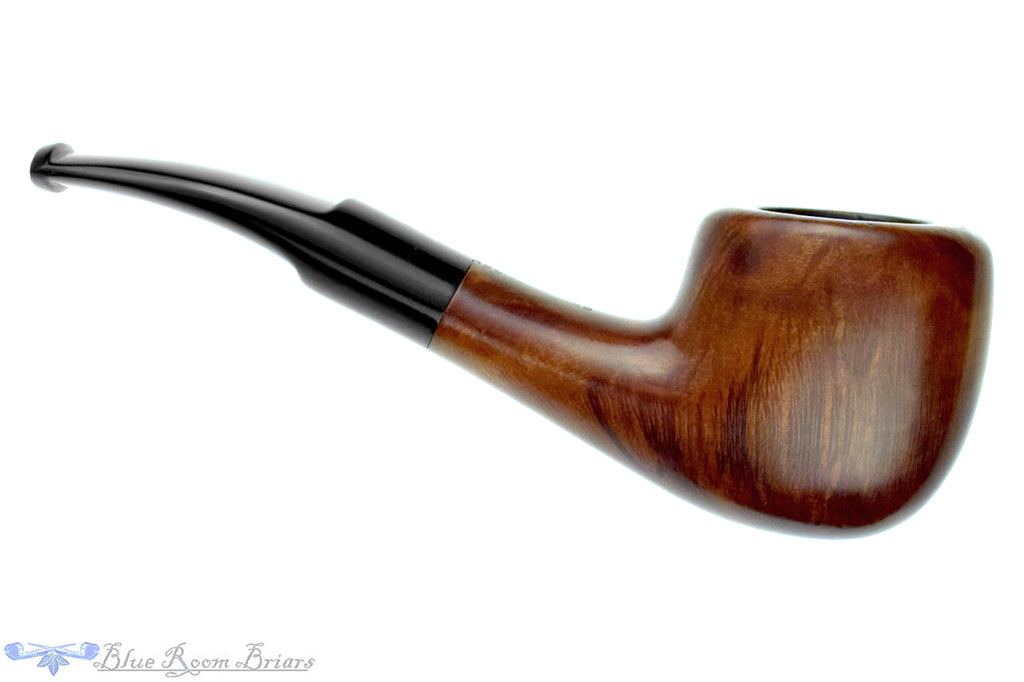 Georg Jensen Zenta 539 Bent Apple with Oval Shank Estate Pipe