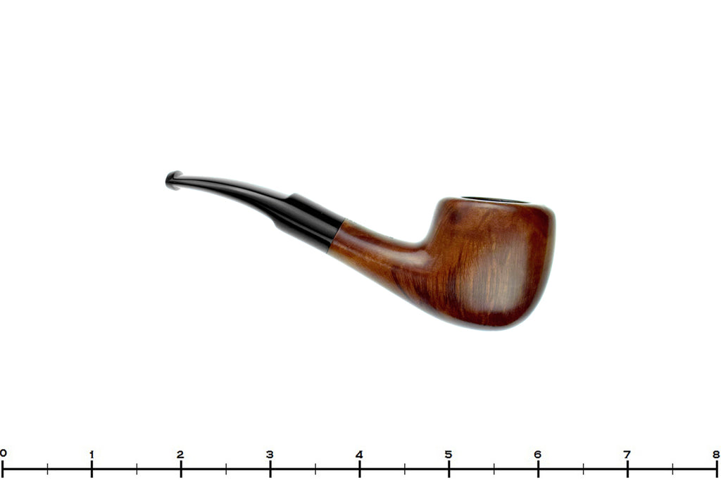 Georg Jensen Zenta 539 Bent Apple with Oval Shank Estate Pipe