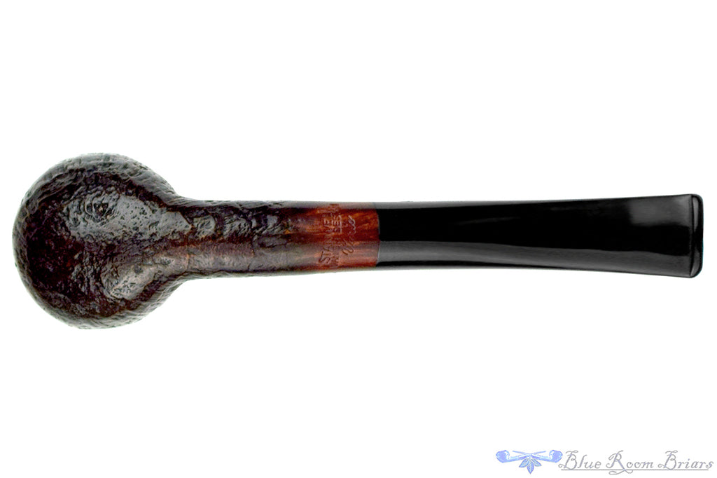 Blue Room Briars is proud to present this Stanwell Vario 139 Bent Partial Blast Billiard Estate Pipe