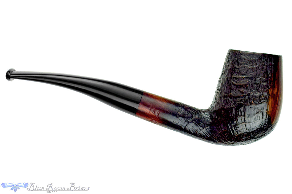 Blue Room Briars is proud to present this Stanwell Vario 139 Bent Partial Blast Billiard Estate Pipe