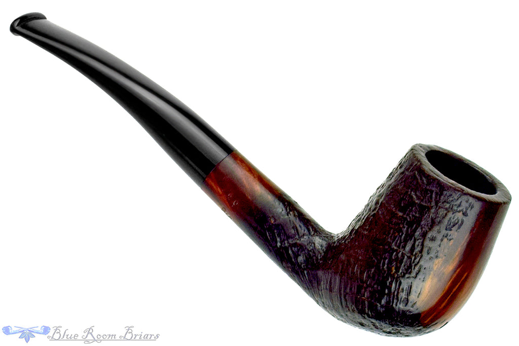 Blue Room Briars is proud to present this Stanwell Vario 139 Bent Partial Blast Billiard Estate Pipe