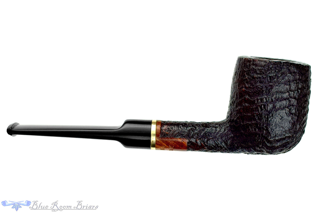 Blue Room Briars is proud to present this Stanwell DM (2002 Make) Sandblast Billiard with Brass Estate Pipe