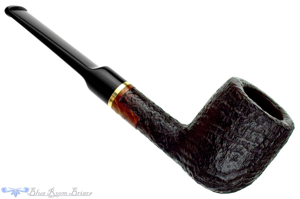 Blue Room Briars is proud to present this Stanwell DM (2002 Make) Sandblast Billiard with Brass Estate Pipe