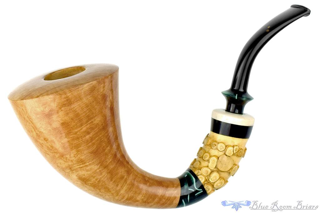 Joseph Skoda Pipe Bent Horn with Bamboo, Ivorite and Acrylic