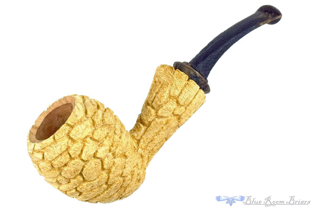 Blue Room Briars is proud to present this Brian Orton Pipe Carved Driftwood Acorn