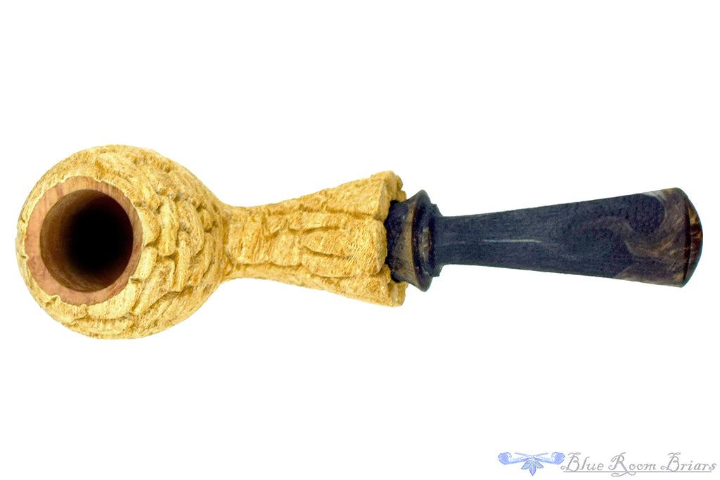 Blue Room Briars is proud to present this Brian Orton Pipe Carved Driftwood Acorn