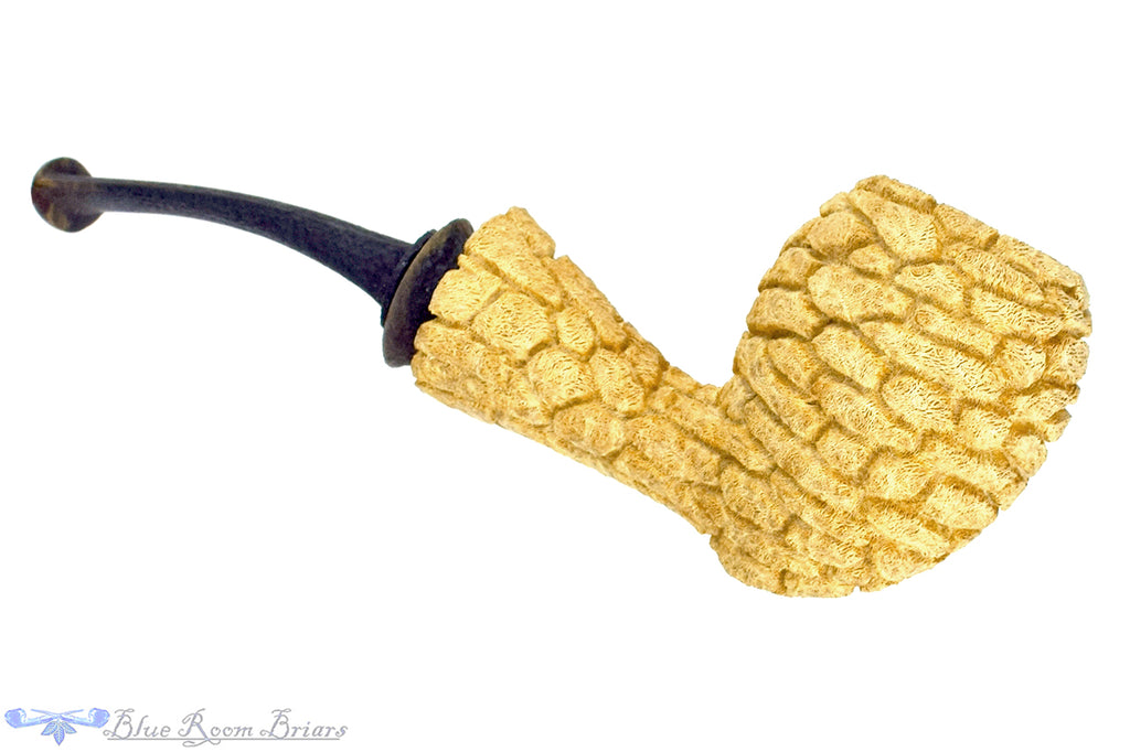 Blue Room Briars is proud to present this Brian Orton Pipe Carved Driftwood Acorn