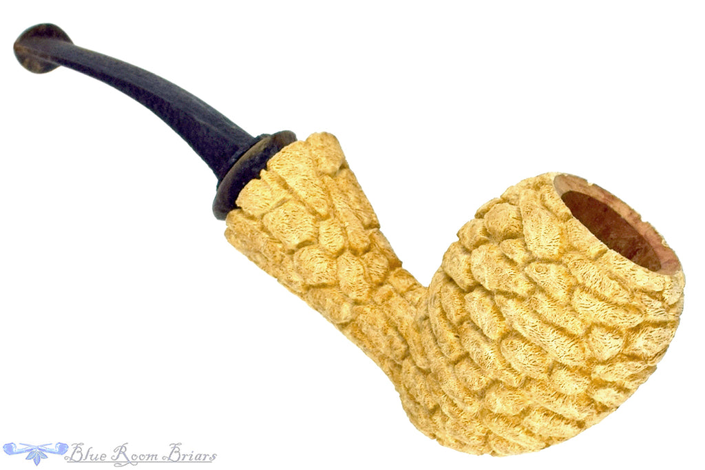 Blue Room Briars is proud to present this Brian Orton Pipe Carved Driftwood Acorn