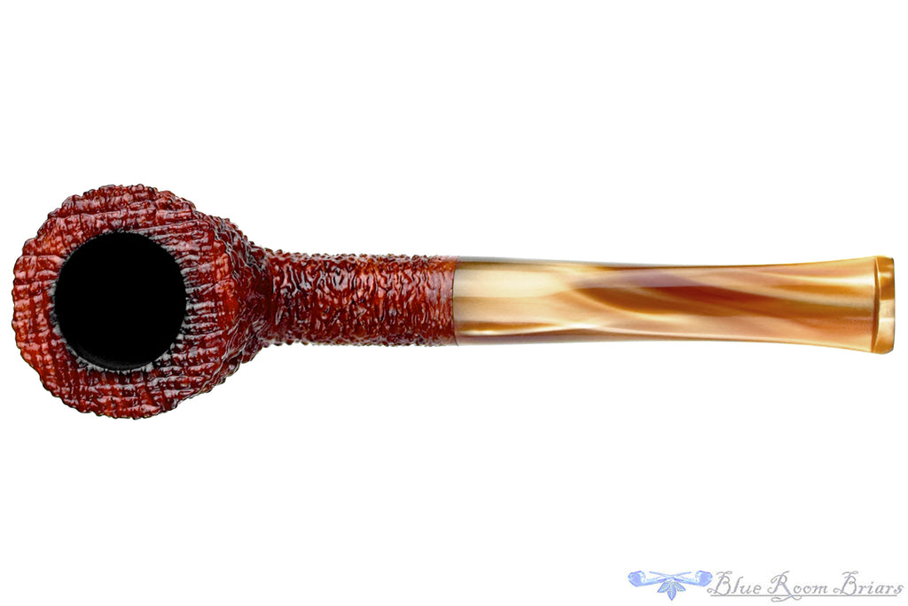 Savinelli Capri Root Briar 412EX Carved Dublin Estate Pipe with Replacement Stem