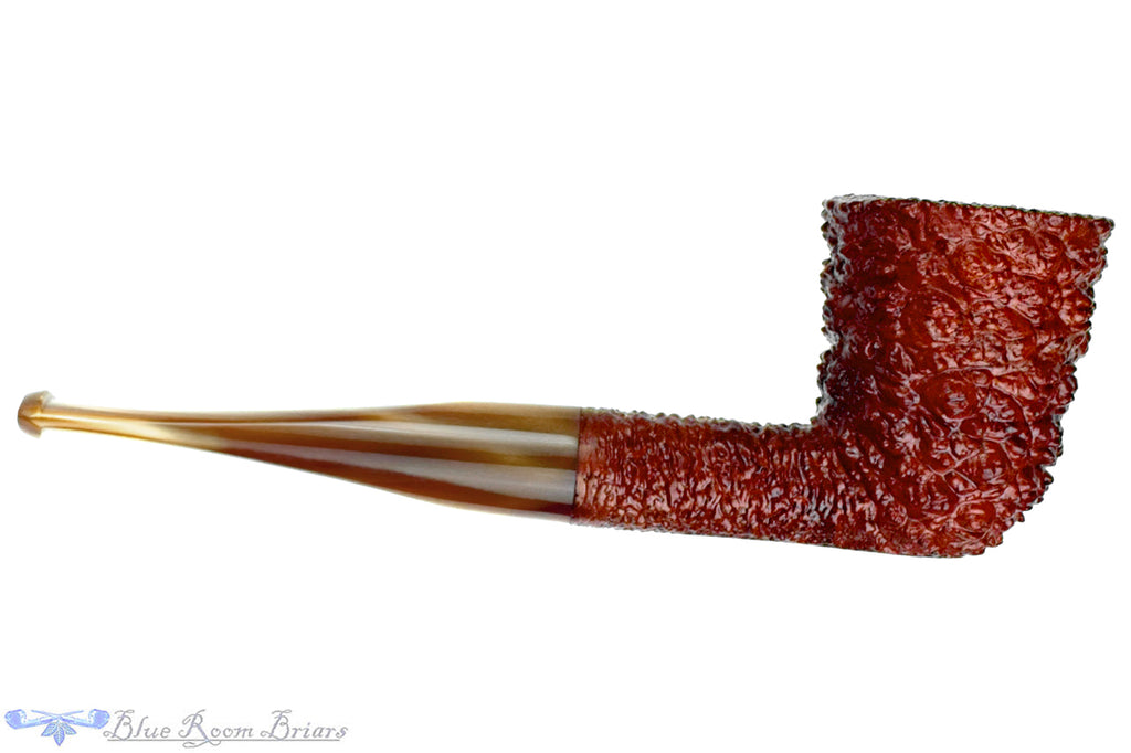 Savinelli Capri Root Briar 412EX Carved Dublin Estate Pipe with Replacement Stem