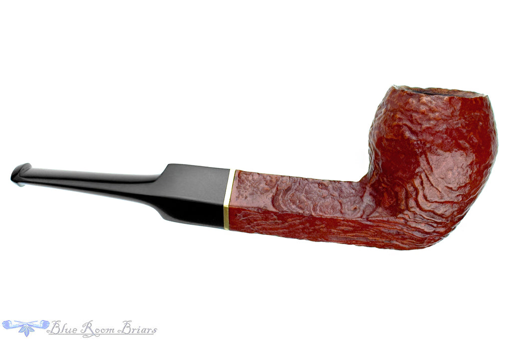 Blue Room Briars is proud to present this Cesare Imperiale E Sandblast Bulldog with Brass Estate Pipe