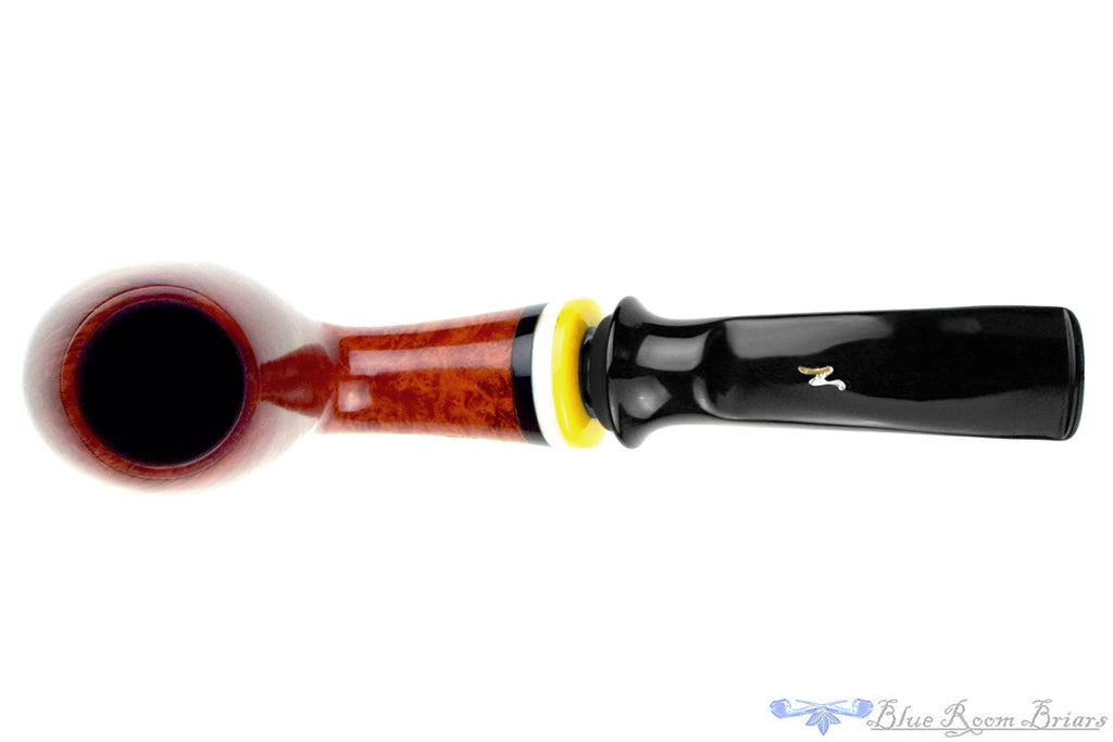 Blue Room Briar is proud to present this Nørding 124 Bent Brandy Egg Estate Pipe