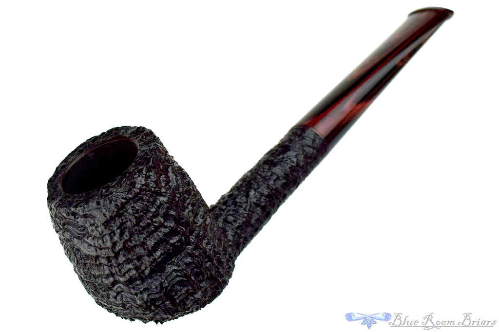 Yorgos Mitakidis Pipe 4424 Sandblast Billiard with Brindle
