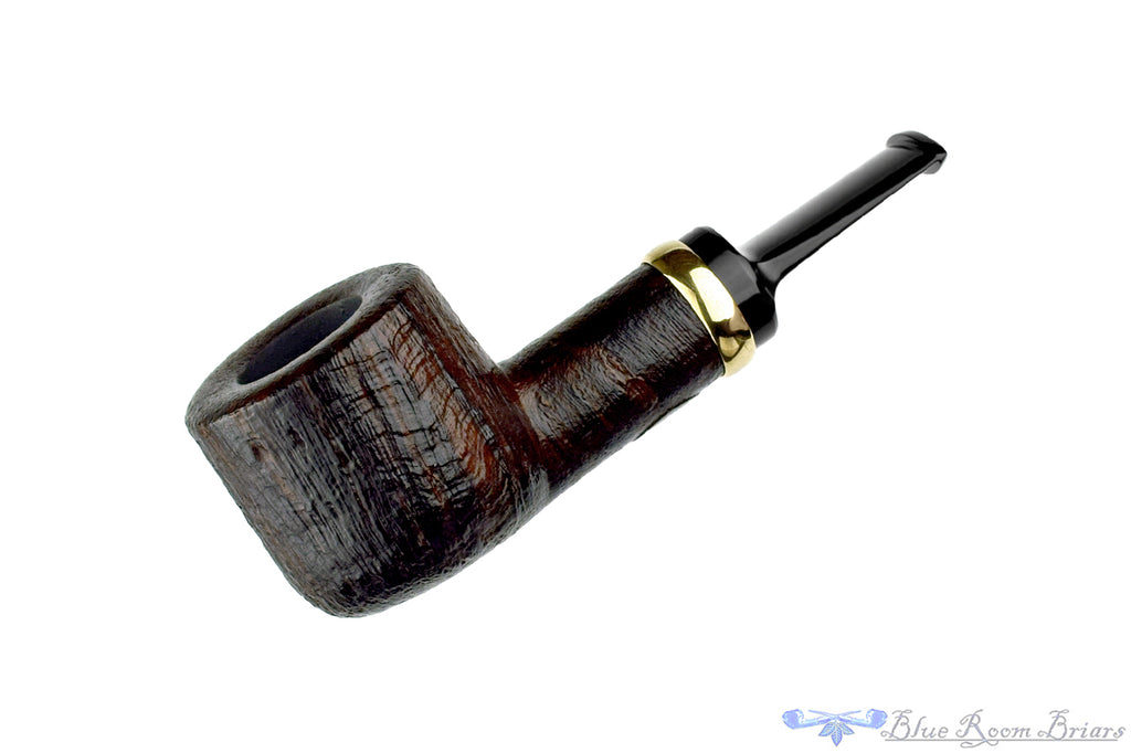 C. Martin Pipe by Chris Mattioda Sandblast Pot Sitter with Brass