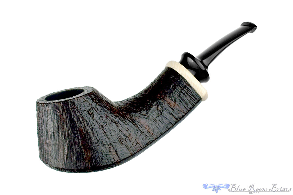 C. Martin Pipe by Chris Mattioda Bent Sandblast Volcano Sitter with Ivorite