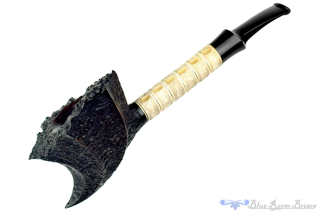 Jesse Jones 2024 Halloween Pipe Large Black Blast with Shark Spine and Plateau