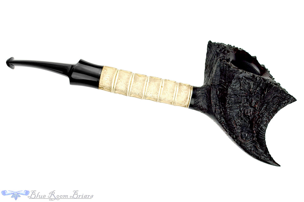 Jesse Jones 2024 Halloween Pipe Large Black Blast with Shark Spine and Plateau