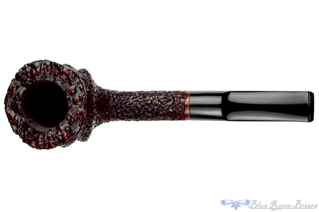 Blue Room Briar is proud to present this James Upshall O.B.E. Large Rusticated Dublin Sitter Estate Pipe