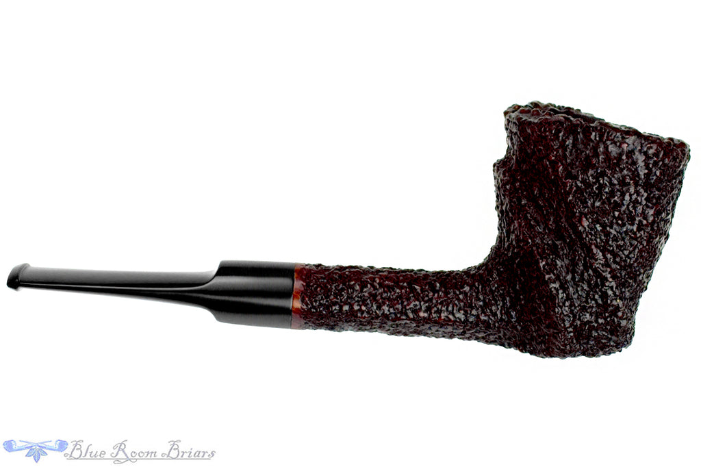 Blue Room Briar is proud to present this James Upshall O.B.E. Large Rusticated Dublin Sitter Estate Pipe