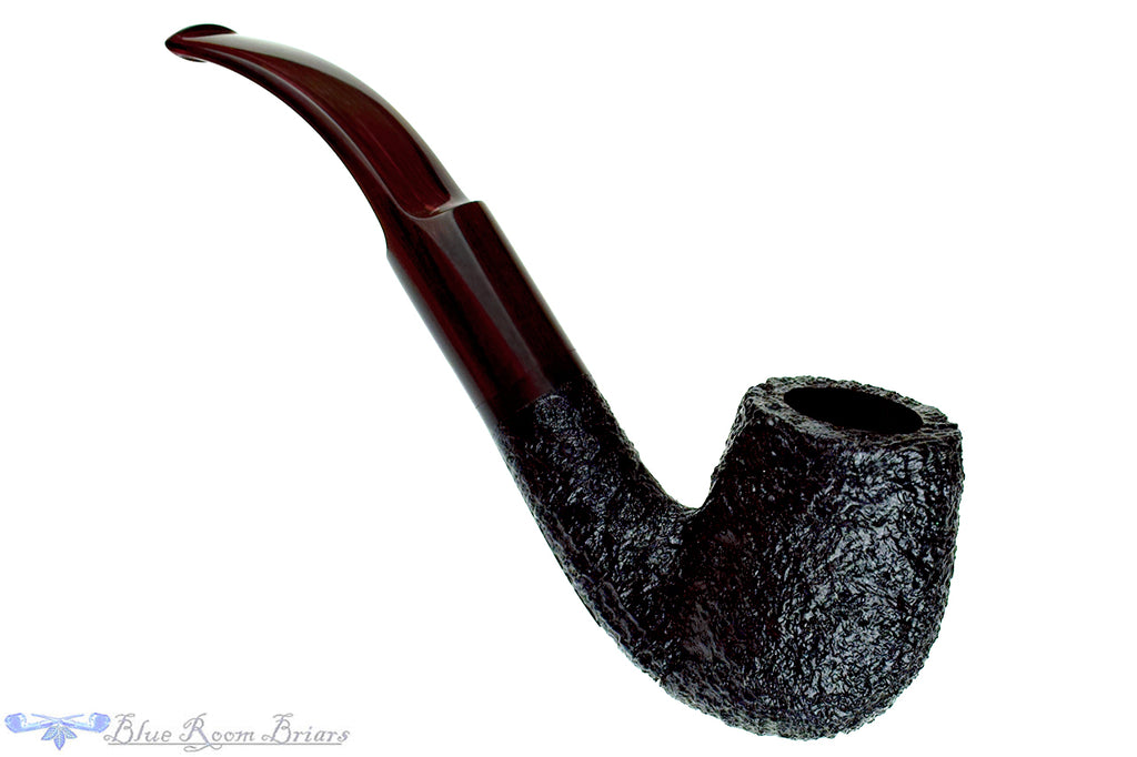Commonweal (Michael Parks and Les Wood) (2022 Make) Large Sandblast Bent Billiard UNSMOKED Estate Pipe