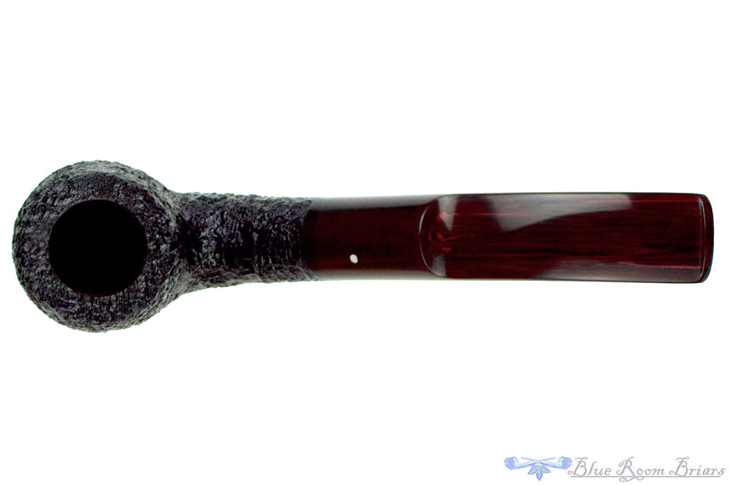 Commonweal (Michael Parks and Les Wood) (2022 Make) Large Sandblast Bent Billiard UNSMOKED Estate Pipe