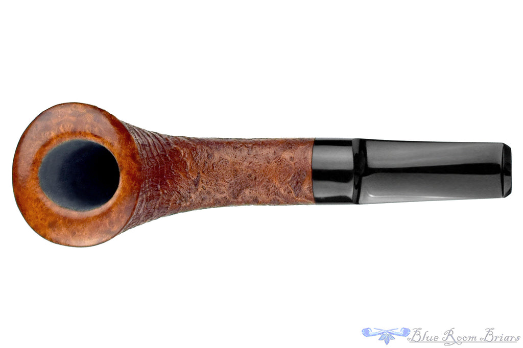 Blue Room Briars is proud to present this Jared Coles Pipe Sandblast Half Saddle Oliphant