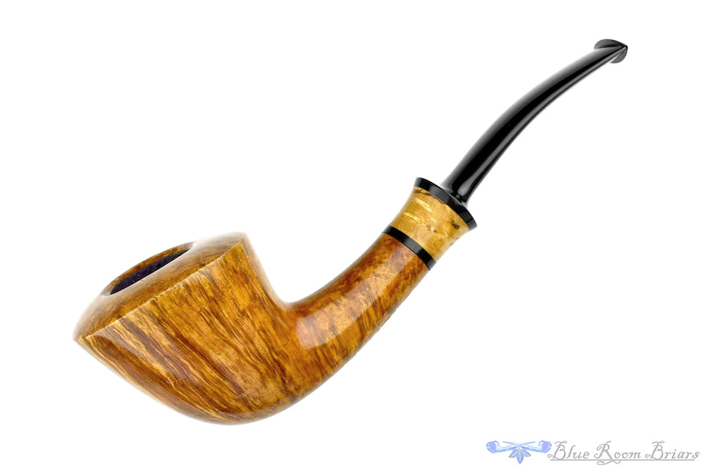 Brian Madsen Pipe 10 Year Anniversary 10 of 10 Bent Contrast Smooth Dublin with Masur Birch