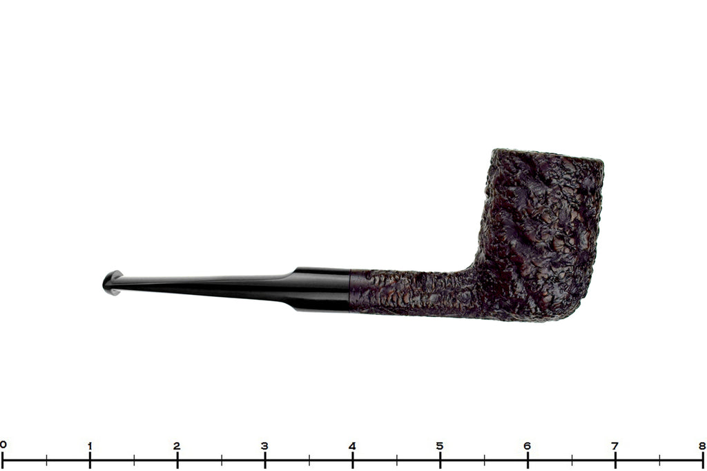 Castello Sea Rock Briar 18P Rusticated Billiard Estate Pipe with BRB Replacement Stem