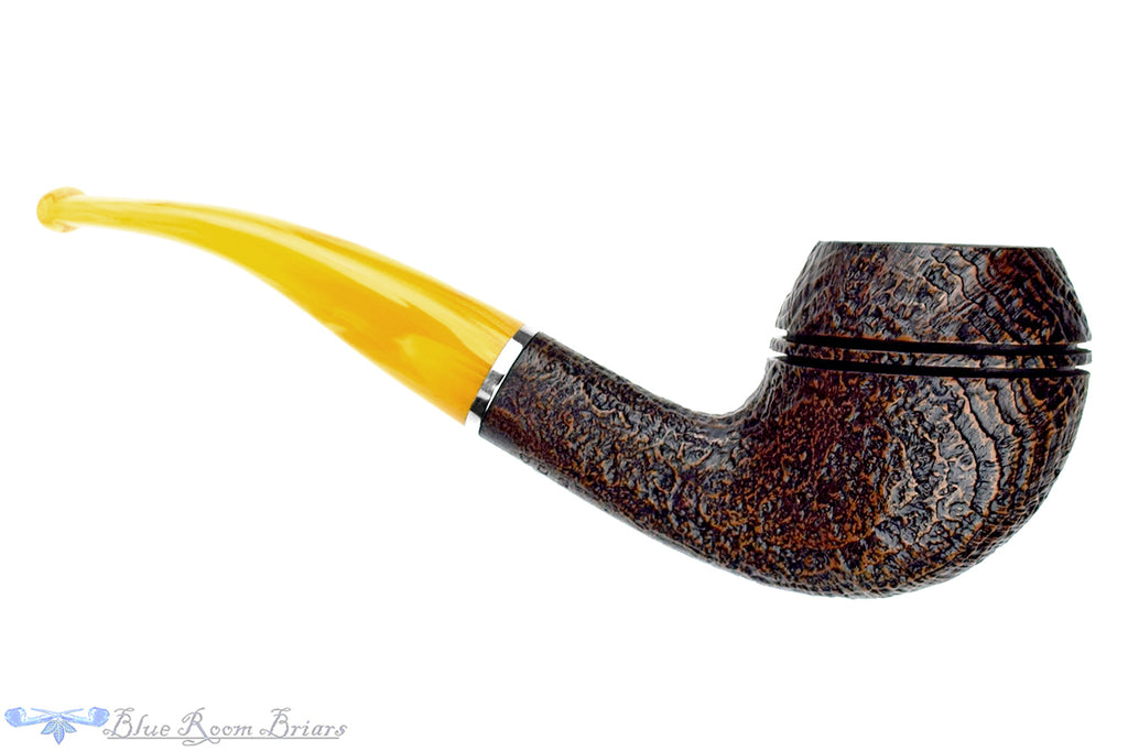 Vauen Lessing 508 Bent Contrast Blast Rhodesian with Nickel UNSMOKED Estate Pipe
