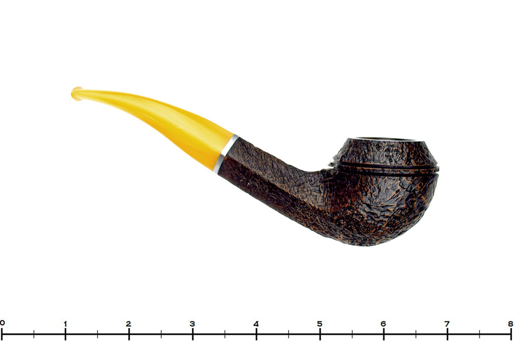 Blue Room Briars is proud to present this Vauen Lessing 507 Bent Contrast Blast Bulldog with Nickel UNSMOKED Estate Pipe