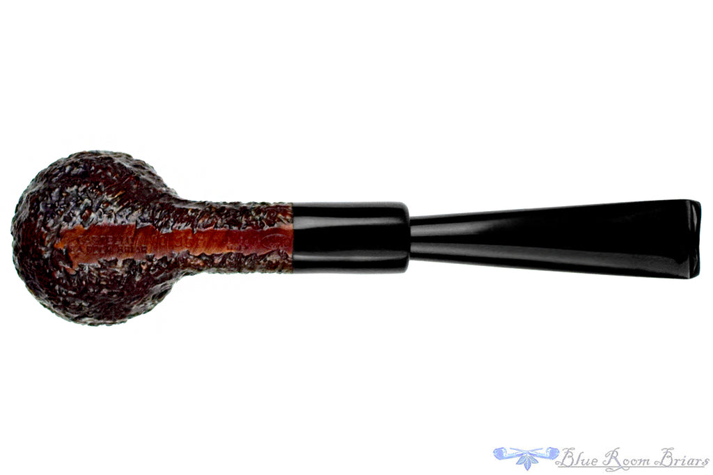 Blue Room Briar is proud to present this Castello Sea Rock Briar SC 95F Pot Sitter with Military Mount Estate Pipe with Replacement Ferrule
